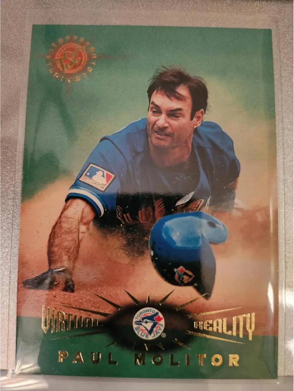 1995 Topps Stadium Club Virtual Reality #28 - Paul Molitor - HOF - RAW mint